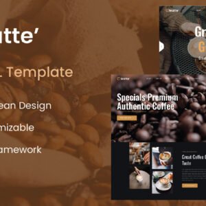Matte' Cafe HTML Website