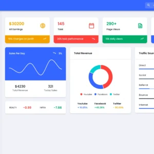 free template website admin