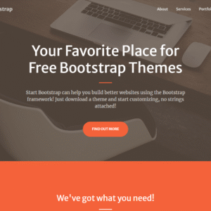free template website portfolio
