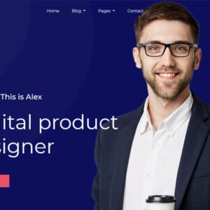 free template website portfolio