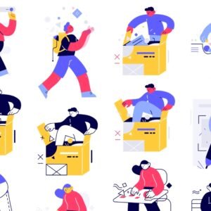 free illustration design template