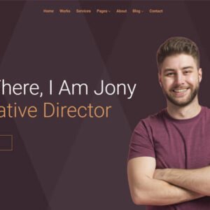 free template website portfolio