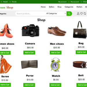 green-store-ecommerce-wordpress-template-free