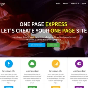 one-page-express-wordpress-theme-free