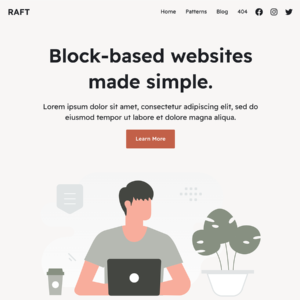 raft-personal-wordpress-template-free