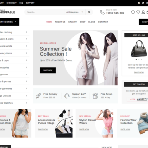 hello-shoppable-ecommerce-wordpress-template-free