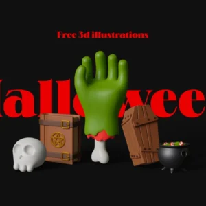 halloween-free-3d-illustration