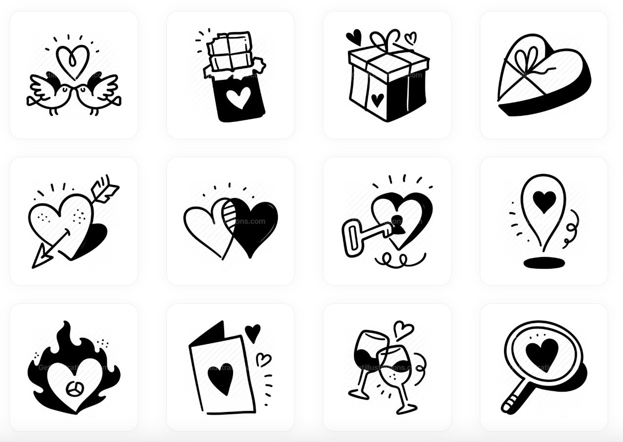 sharpie-valentine-icons-set-free