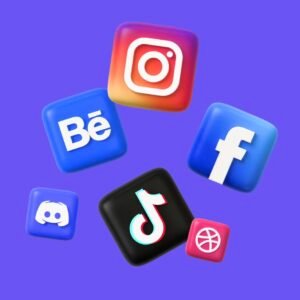social-media-free-3d-illustratiaon