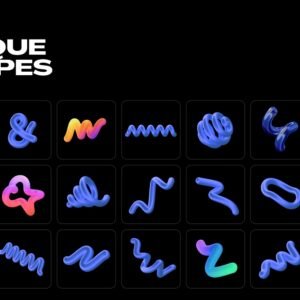 squiggle-free-3d-illustration